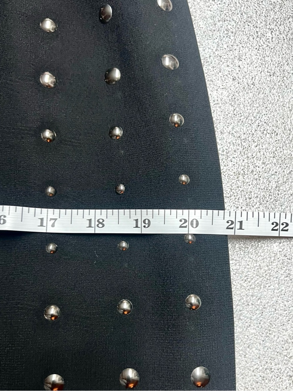 Layered With Love, Black Studded Midi Dress Bodycon Tank Edgy Chic Glam Size M - Picture 14 of 14